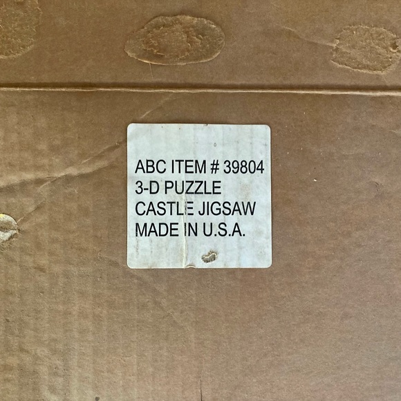 Camelot Castle Puzzle Plex 3-D Jigsaw Puzzle 500 pieces Sealed 1993 Old World - Picture 3 of 12